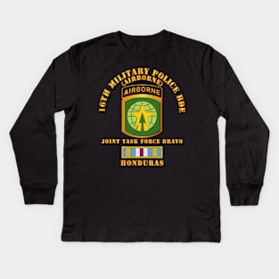 JTF Bravo - 16th MP Bde w Joint Meritorious Kids Long Sleeve T-Shirt